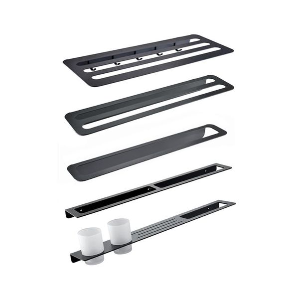 mablack bathroom hardware accessories long double towel bar rack holder shower bath hanger modern accessory set
mablack bathroom hardware accessories long double towel bar rack holder shower bath hanger modern accessory set