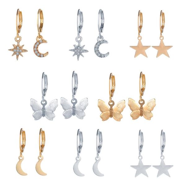 dangle & chandelier small hoop rainbow fashion women jewelry cz earring genuine gold color star cactus heart cross tree animal earrings, Silver
dangle & chandelier small hoop rainbow fashion women jewelry cz earring genuine gold color star cactus heart cross tree animal earrings, Silver