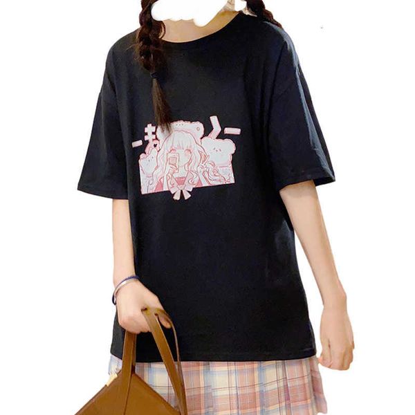 women's t-shirt summer anime short sleeve t-shirts girls cute women aesthetic casual cartoon t shirt harajuku kawaii graphic, White
women's t-shirt summer anime short sleeve t-shirts girls cute women aesthetic casual cartoon t shirt harajuku kawaii graphic, White