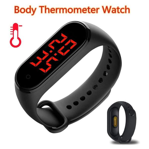 smart wristbands watch temperature check waterproof silicone bracelet wristband time monitor remind color led screen kids adult
smart wristbands watch temperature check waterproof silicone bracelet wristband time monitor remind color led screen kids adult