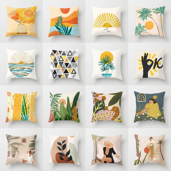 cushion/decorative pillow yellow orange brown abstract art cushion covers geometric plants sunrise woman portrait painting pillows case sofa
cushion/decorative pillow yellow orange brown abstract art cushion covers geometric plants sunrise woman portrait painting pillows case sofa