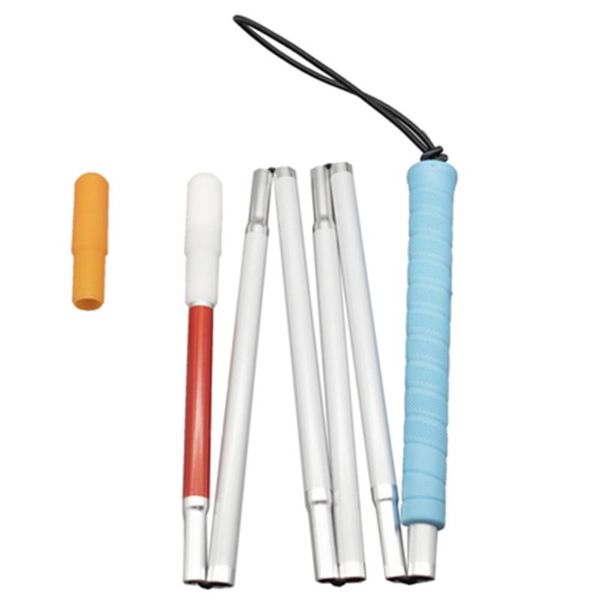 trekking poles 120cm-155cm white cane, aluminum folding cane for the blind,folds down 6 sections,blue handle, with 2 tips 6pea-blu
trekking poles 120cm-155cm white cane, aluminum folding cane for the blind,folds down 6 sections,blue handle, with 2 tips 6pea-blu