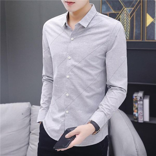 men's casual shirts autumn and spring personality floral high-end long-sleeved business lapel cardigan shirt handsome button loose cott, White;black
men's casual shirts autumn and spring personality floral high-end long-sleeved business lapel cardigan shirt handsome button loose cott, White;black