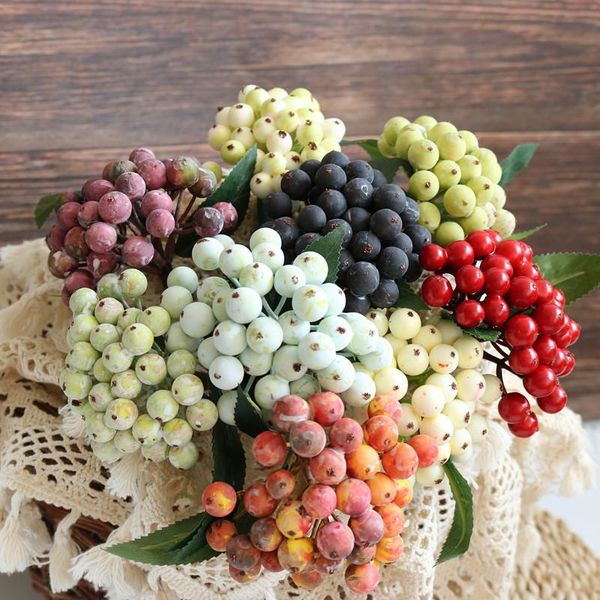 1pcs simulation flower berry bunch branch christmas decoration arrangement accessories home decorative flowers & wreaths
1pcs simulation flower berry bunch branch christmas decoration arrangement accessories home decorative flowers & wreaths