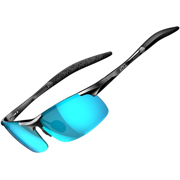 8177 men's fashion driving polarized sunglasses for men - al-mg metal ultralight frame, White;black
8177 men's fashion driving polarized sunglasses for men - al-mg metal ultralight frame, White;black