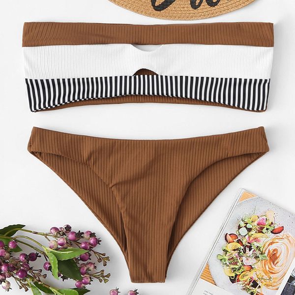 bikini set brazilian swimwear women bandeau swimsuit female push up bathing suit summer bathers biquini 210520, White;black
bikini set brazilian swimwear women bandeau swimsuit female push up bathing suit summer bathers biquini 210520, White;black