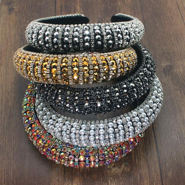 hair clips & barrettes bohemin headband crystal pearl fashion shiny padded rhinestones hairband thickening hoop women girls accessories, Golden;silver
hair clips & barrettes bohemin headband crystal pearl fashion shiny padded rhinestones hairband thickening hoop women girls accessories, Golden;silver
