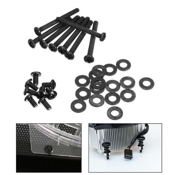 durable metal water cooling radiator screw kit black mounting for hydro series cooler fans & coolings
durable metal water cooling radiator screw kit black mounting for hydro series cooler fans & coolings
