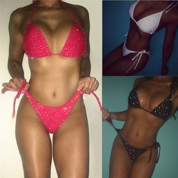 women's swimwear women bikini set push-up bra bandage swimsuit triangle bathing suit maillot de bain femme trikini 3 colors, White;black
women's swimwear women bikini set push-up bra bandage swimsuit triangle bathing suit maillot de bain femme trikini 3 colors, White;black