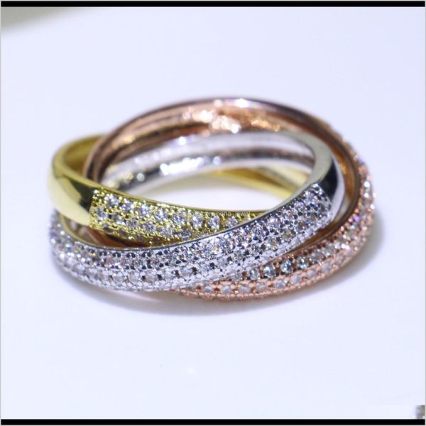 triple circles gold/rose gold/silver ring three colors luxury jewelry 925 silver pave cz ring women wedding finger rings for lovers 5e fobxv, Slivery;golden
triple circles gold/rose gold/silver ring three colors luxury jewelry 925 silver pave cz ring women wedding finger rings for lovers 5e fobxv, Slivery;golden