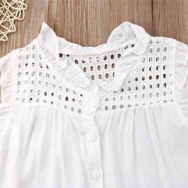 summer kid baby girl ruffle neck sleeveless shirt blouse bowknot tutu mini skirt dress 2pcs clothes, White
summer kid baby girl ruffle neck sleeveless shirt blouse bowknot tutu mini skirt dress 2pcs clothes, White