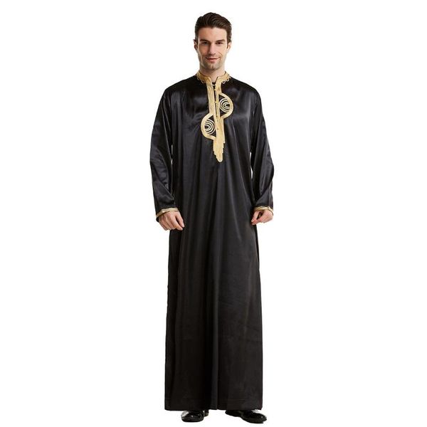 ethnic clothing muslim fashion arab middle east stand-up collar embroidered jubba thobe loose men's robe dubai turkey men long, Red
ethnic clothing muslim fashion arab middle east stand-up collar embroidered jubba thobe loose men's robe dubai turkey men long, Red