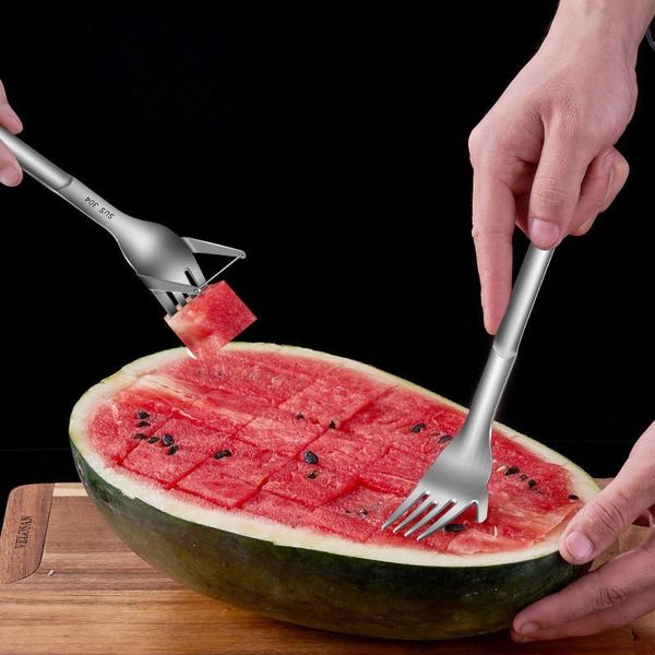 forks creative portable multi-purpose 2-in-1 watermelon fork slicer fruit cutting pieces tableware spoon/fork kit
forks creative portable multi-purpose 2-in-1 watermelon fork slicer fruit cutting pieces tableware spoon/fork kit