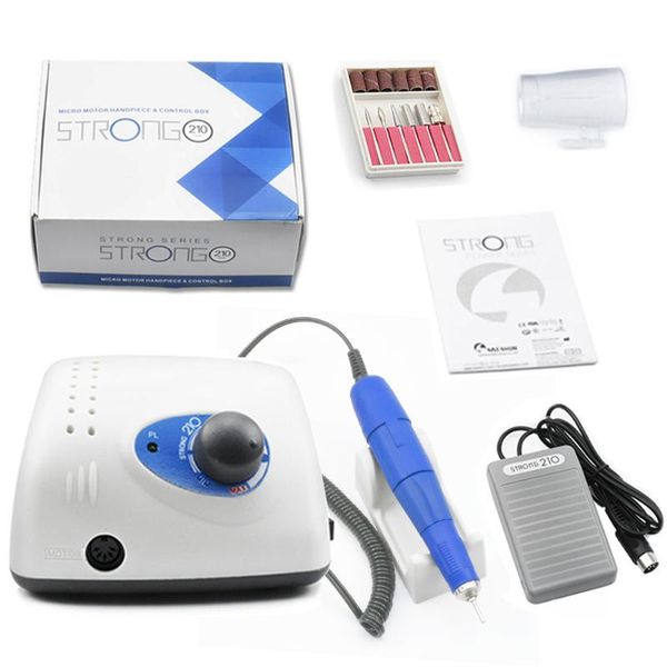 nail drill & accessories strong 210 model 204 handpiece manicure pedicure 65w 35000rpm drills machine file bits for set
nail drill & accessories strong 210 model 204 handpiece manicure pedicure 65w 35000rpm drills machine file bits for set
