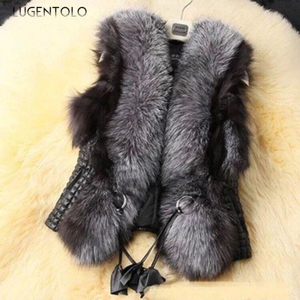 women's fur & faux women korean pu black sleeveless vest short jacket female casual slim button autumn temperament coats
women's fur & faux women korean pu black sleeveless vest short jacket female casual slim button autumn temperament coats