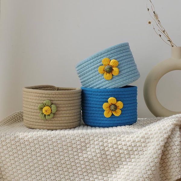 storage baskets cutelife flower small cotton white woven basket home organization for cosmetics folding decorative sewing
storage baskets cutelife flower small cotton white woven basket home organization for cosmetics folding decorative sewing