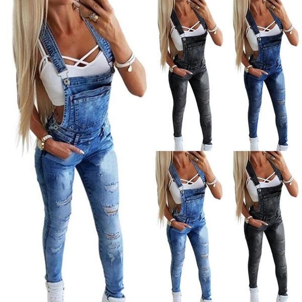 women's jeans women ripped jumpsuits summer casual dungaree pants denim romper playsuit female high street overall voguen nice, Blue
women's jeans women ripped jumpsuits summer casual dungaree pants denim romper playsuit female high street overall voguen nice, Blue