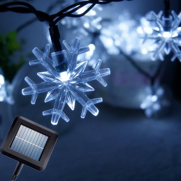 solar lamps 6.5m 30 led snowflake string lights, waterproof fairy landscape fence home garden patio light lawn christmas
solar lamps 6.5m 30 led snowflake string lights, waterproof fairy landscape fence home garden patio light lawn christmas