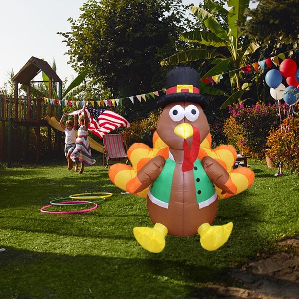 party decoration happy thanksgiving inflatable turkey with led light autumn outdoor garden courtyard for children
party decoration happy thanksgiving inflatable turkey with led light autumn outdoor garden courtyard for children