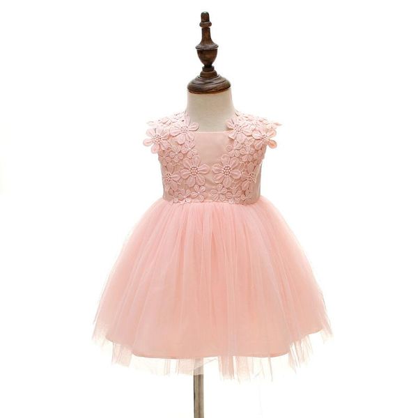 girl's dresses pink lace born baby girl with flower for wedding princess christening gowns 1 year birthday dress vestido infantil, Red;yellow
girl's dresses pink lace born baby girl with flower for wedding princess christening gowns 1 year birthday dress vestido infantil, Red;yellow