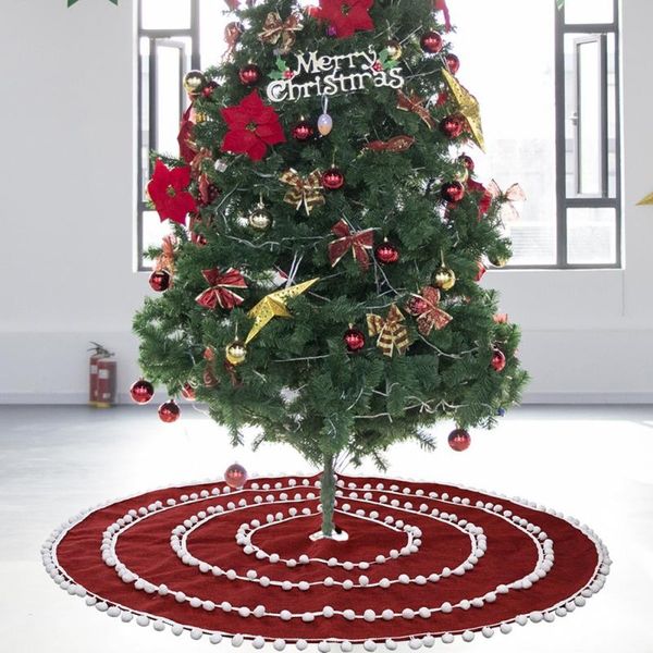 christmas decorations carnival linen white ball ring tree skirt bottom mat suitable for holiday decoration
christmas decorations carnival linen white ball ring tree skirt bottom mat suitable for holiday decoration