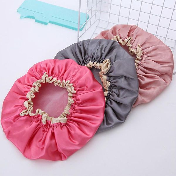 shower caps double waterproof bath cap daily necessities color thick kitchen anti-oil smoke makeup cap. women
shower caps double waterproof bath cap daily necessities color thick kitchen anti-oil smoke makeup cap. women