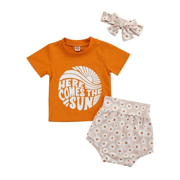 clothing sets baby floral clothes set letter print short sleeve o-neck romper pants+ headband toddler girl, White
clothing sets baby floral clothes set letter print short sleeve o-neck romper pants+ headband toddler girl, White