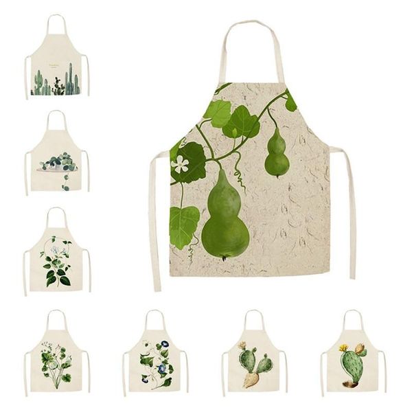 1pcs kitchen apron green plant gourd cactus printed sleeveless cotton linen aprons for men women home cleaning tools 55*68cm
1pcs kitchen apron green plant gourd cactus printed sleeveless cotton linen aprons for men women home cleaning tools 55*68cm