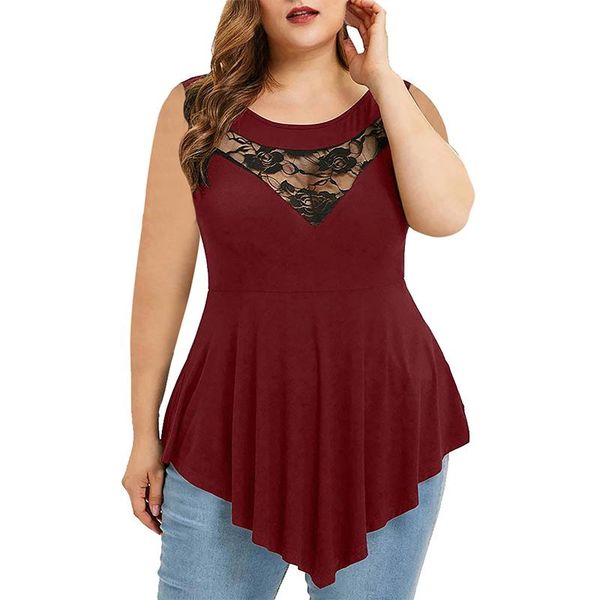 plus size t-shirt sleeveless shirts women 5xl floral lace hollow out clothing summer big ladies large, Black
plus size t-shirt sleeveless shirts women 5xl floral lace hollow out clothing summer big ladies large, Black