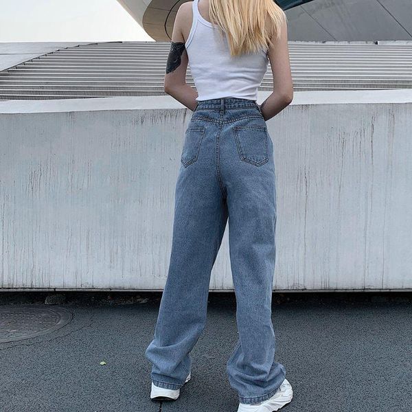 women high waist baggy jeans harajuku butterfly print wide leg straight pants women's, Blue
women high waist baggy jeans harajuku butterfly print wide leg straight pants women's, Blue