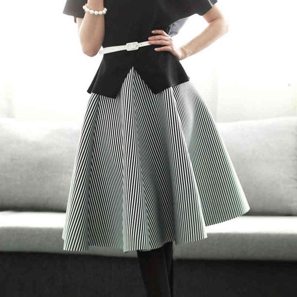 Skirts skirts & Autumn ffy Scuba Patchwork A-line Long Skirt Stretch Waist Vertical Striped Mid-calf Spring S Q3RU, Black
Skirts skirts & Autumn ffy Scuba Patchwork A-line Long Skirt Stretch Waist Vertical Striped Mid-calf Spring S Q3RU, Black
