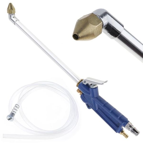 professional spray guns 16 inch pneumatic cleaning gun with 5 mm flexible pipe and press type switch for washing car engine oil way
professional spray guns 16 inch pneumatic cleaning gun with 5 mm flexible pipe and press type switch for washing car engine oil way