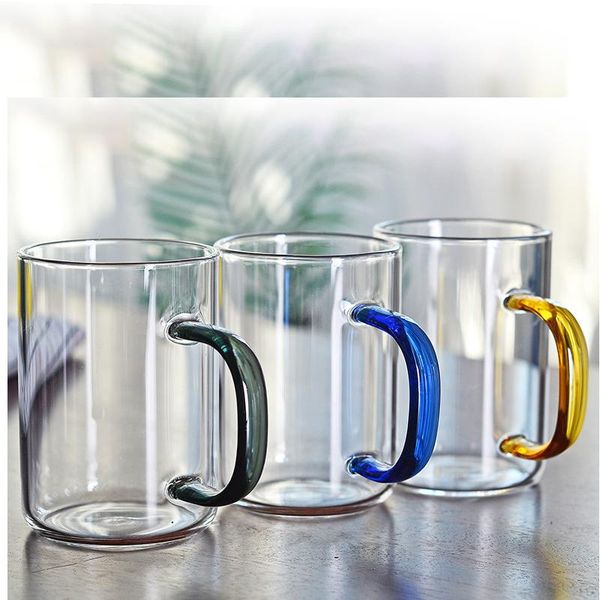 color handle transparent creative glass coffee tea beverage dessert breakfast milk cup kitchen utensil with wine glasses
color handle transparent creative glass coffee tea beverage dessert breakfast milk cup kitchen utensil with wine glasses