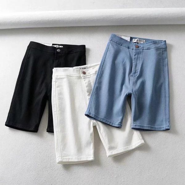 women's shorts jenny&dave high street vintage wind super skinny bike denim women short feminino plus size, White;black
women's shorts jenny&dave high street vintage wind super skinny bike denim women short feminino plus size, White;black