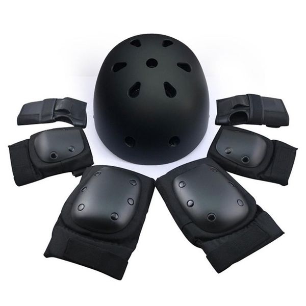 skating protective gear elbow knee pads helmet bicycle skateboard ice roller riding protector kids 7pcs/set &, Black;gray
skating protective gear elbow knee pads helmet bicycle skateboard ice roller riding protector kids 7pcs/set &, Black;gray