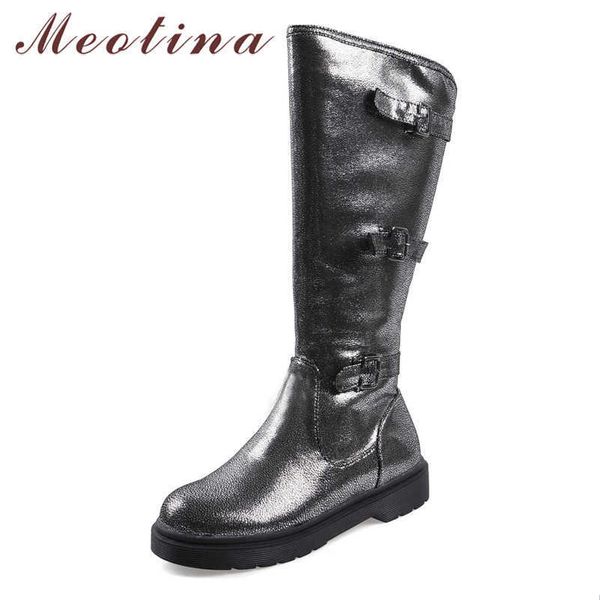 meotina winter knee high boots women buckle flat riding boots zipper round toe shoes ladies autumn big size 34-43 210608, Black
meotina winter knee high boots women buckle flat riding boots zipper round toe shoes ladies autumn big size 34-43 210608, Black
