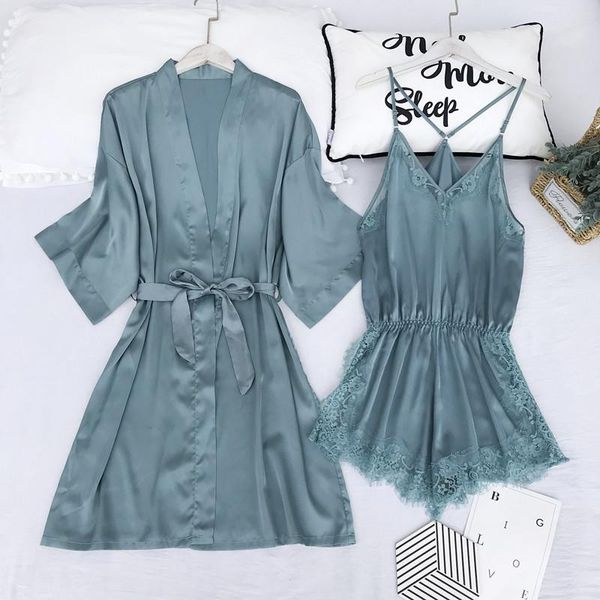 women's sleepwear bride dressing gown 2pcs women rayon robe sets sling nightgown bathrobe loose half sleeve bath sleepshirt summer home, Black;red
women's sleepwear bride dressing gown 2pcs women rayon robe sets sling nightgown bathrobe loose half sleeve bath sleepshirt summer home, Black;red