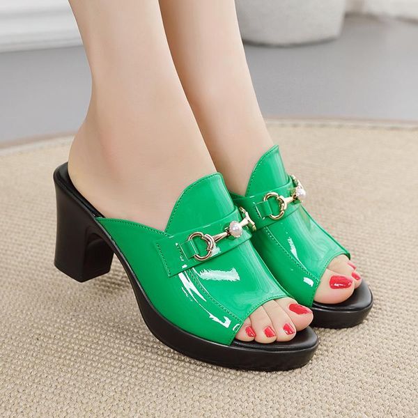 logoneone women's slippers sandals 2021 summer .5cm high heels women shoes woman fashion mother's, Black
logoneone women's slippers sandals 2021 summer .5cm high heels women shoes woman fashion mother's, Black