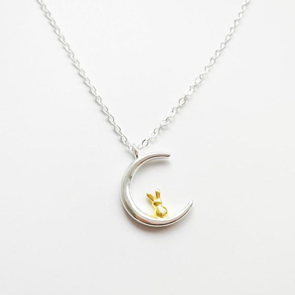 pendant necklaces minimalist temperament metal cute moon cartoon for girls gift vintage animal necklace fashion jewelry, Silver
pendant necklaces minimalist temperament metal cute moon cartoon for girls gift vintage animal necklace fashion jewelry, Silver