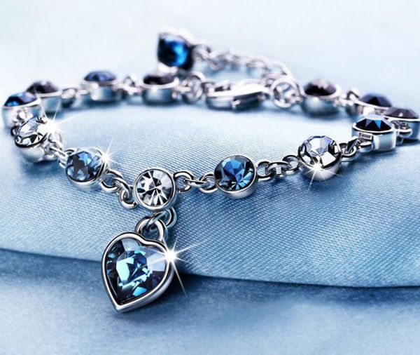 the sea heart of love heart-shaped crystal set diamond bracelet fashion bracelets for lover, Golden;silver
the sea heart of love heart-shaped crystal set diamond bracelet fashion bracelets for lover, Golden;silver