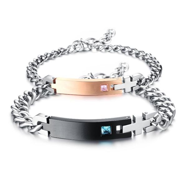 link, chain korean accessories, valentine's day gifts, lovers bracelet creative titanium steel men's jewelry can be lettering gift, Black
link, chain korean accessories, valentine's day gifts, lovers bracelet creative titanium steel men's jewelry can be lettering gift, Black