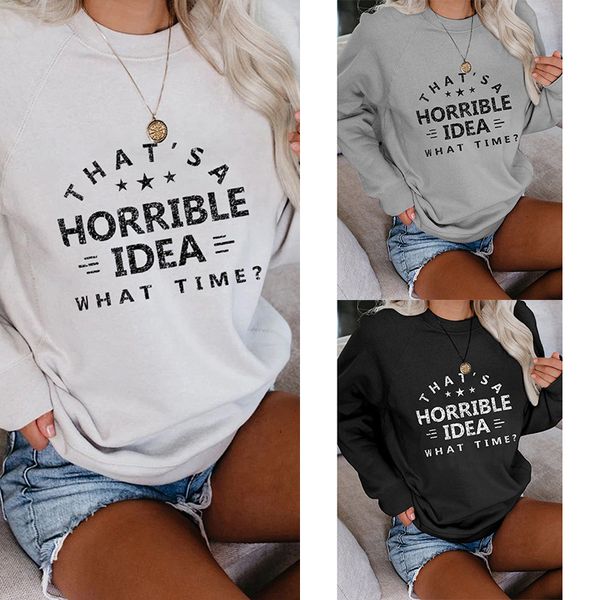 women's hoodies & sweatshirts european and american style clothing round neck long-sleeved pullover blouse casual letter printed s, Black
women's hoodies & sweatshirts european and american style clothing round neck long-sleeved pullover blouse casual letter printed s, Black