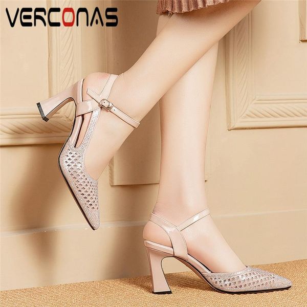 women lace up rhinestone genuine leather sandals thick heels party pumps summer pointed toe shoes woman, Black
women lace up rhinestone genuine leather sandals thick heels party pumps summer pointed toe shoes woman, Black