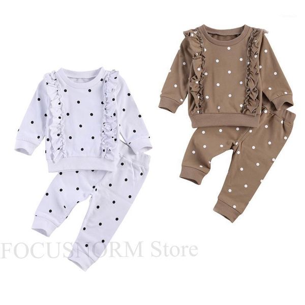 clothing sets focusnorm 0-24m autumn baby girls boys clothes polka dot print ruffles long sleeve pullover trousers pants, White
clothing sets focusnorm 0-24m autumn baby girls boys clothes polka dot print ruffles long sleeve pullover trousers pants, White