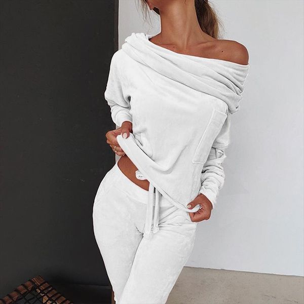 autumn jogging suit velvet womenpant long sleeve sweatshirt drawstring tracksuit sets female winter casual suits, White
autumn jogging suit velvet womenpant long sleeve sweatshirt drawstring tracksuit sets female winter casual suits, White