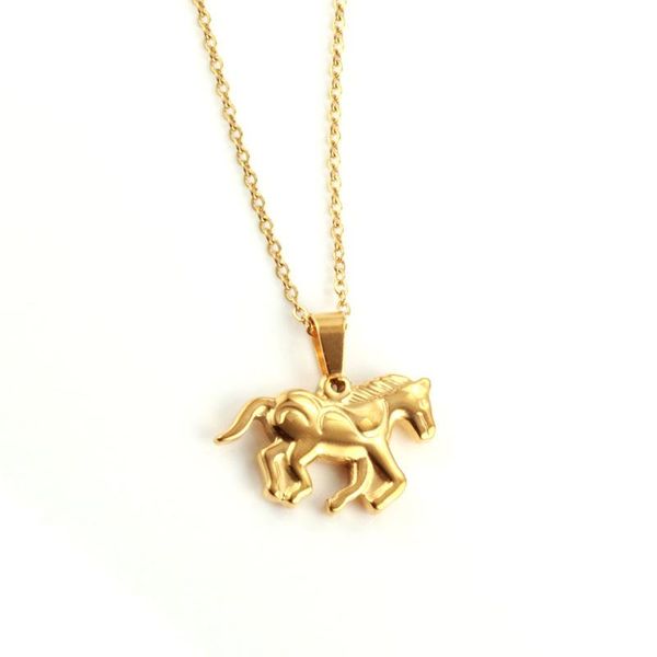 chains lucky animal horse pendant necklace men's and women's stainless steel clavicle chain high-end light luxury jewelry trend, Silver
chains lucky animal horse pendant necklace men's and women's stainless steel clavicle chain high-end light luxury jewelry trend, Silver