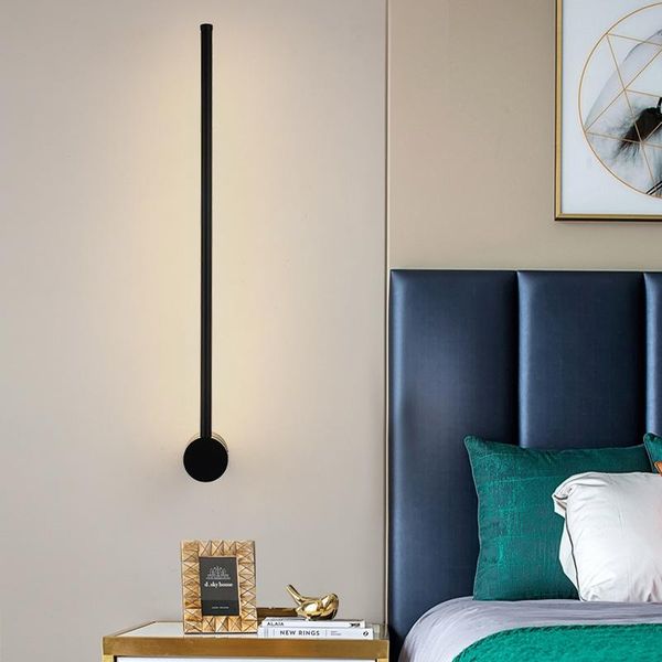 nordic led wall light for home iron long bedside lamp aisle corridor staircase modern living room background line
nordic led wall light for home iron long bedside lamp aisle corridor staircase modern living room background line