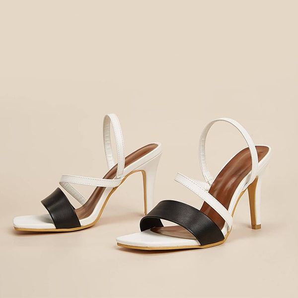 dress shoes women's high heel sandals fashion elastic band ladies thin pumps pu leather women square toe shoe female footwear 2021, Black
dress shoes women's high heel sandals fashion elastic band ladies thin pumps pu leather women square toe shoe female footwear 2021, Black
