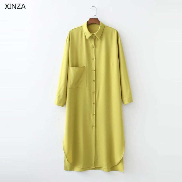 casual dresses vintage oversized shirt women long sleeve pleated asymmetric loose woman button up spring midi te2e, Black;gray 
casual dresses vintage oversized shirt women long sleeve pleated asymmetric loose woman button up spring midi te2e, Black;gray