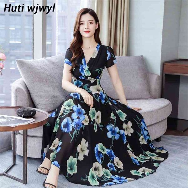 summer vintage plus size boho long sundress floral chiffon casual beach midi dress elegant women bodycon party maxi vestido 210528, Black;gray
summer vintage plus size boho long sundress floral chiffon casual beach midi dress elegant women bodycon party maxi vestido 210528, Black;gray